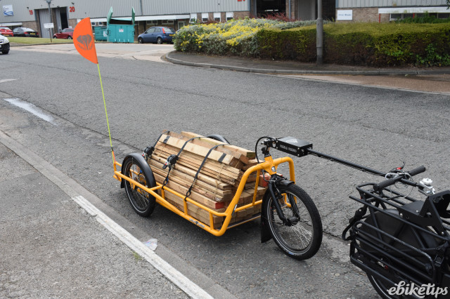 E bike cargo store trailer